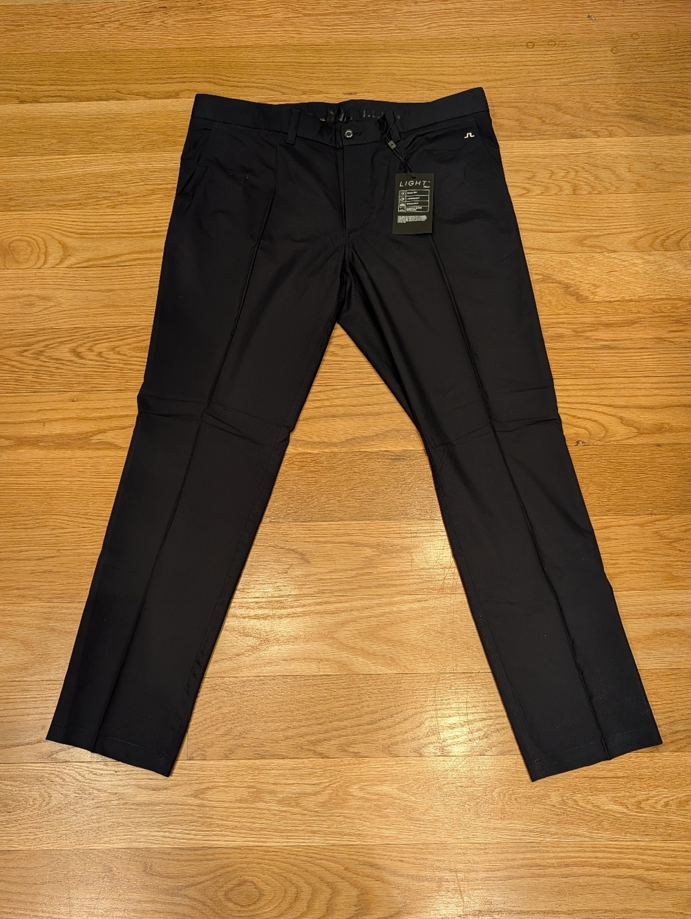 J.Lindeberg Elof Tight Fit Light Poly Pants Navy 36x30 NWT - Picture 2 of 7